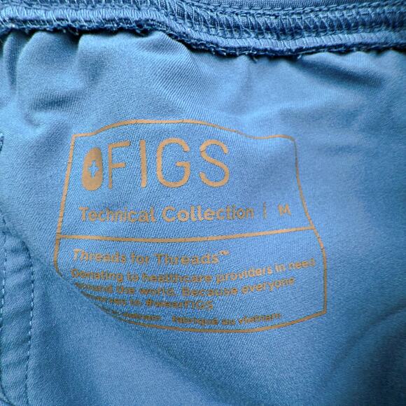 Figs Livingston Royal Blue PO 1797 Basic Scrub Pants T21003 Stretch Drawstring - Picture 4 of 8